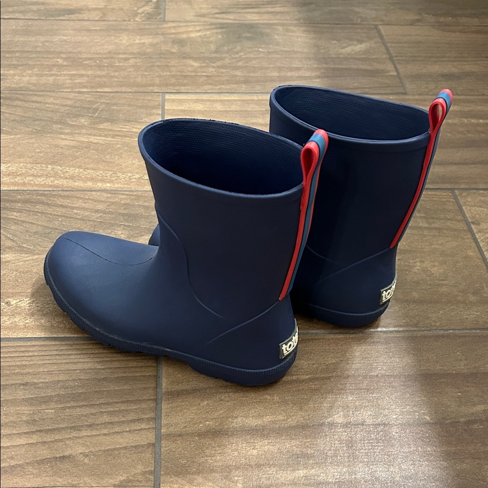 totes Kids Navy Rain Boots